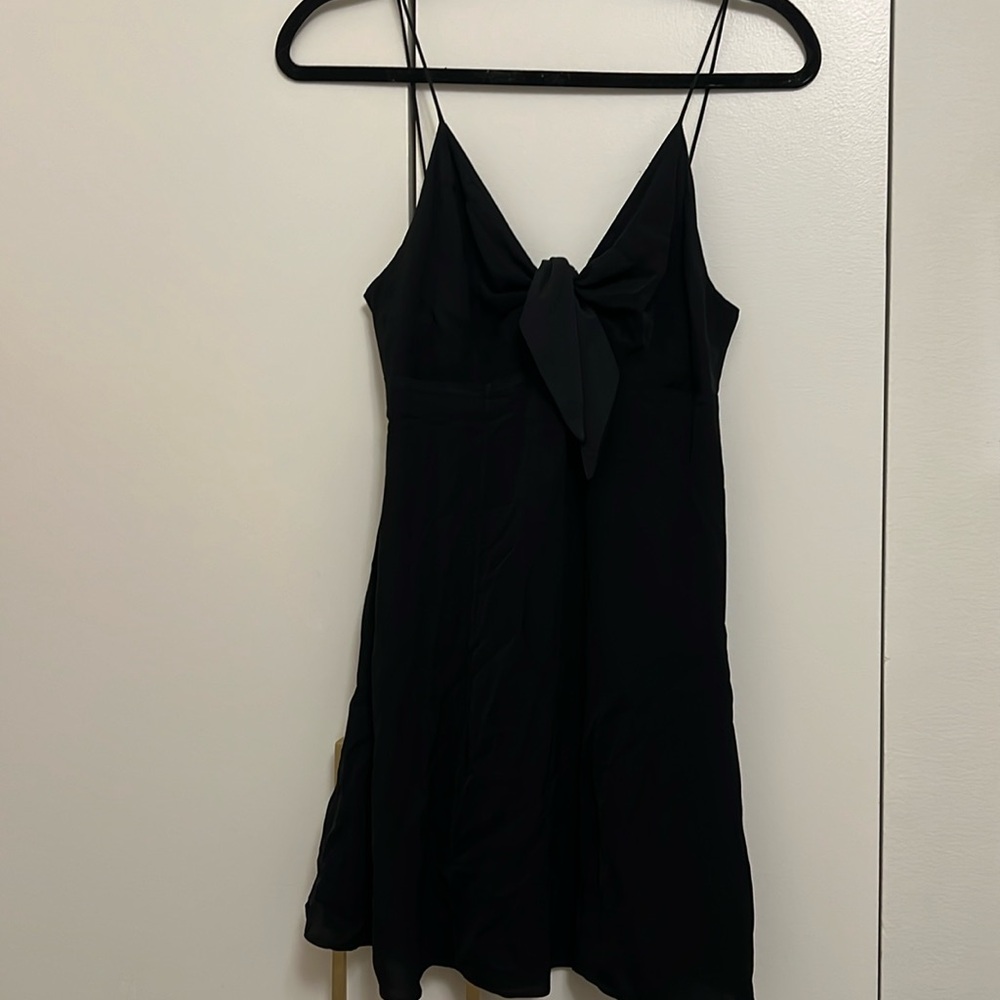 Alice + Olivia black mini dress